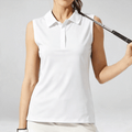 All-Over Print Women's High-Elastic Sleeveless Polo Shirt