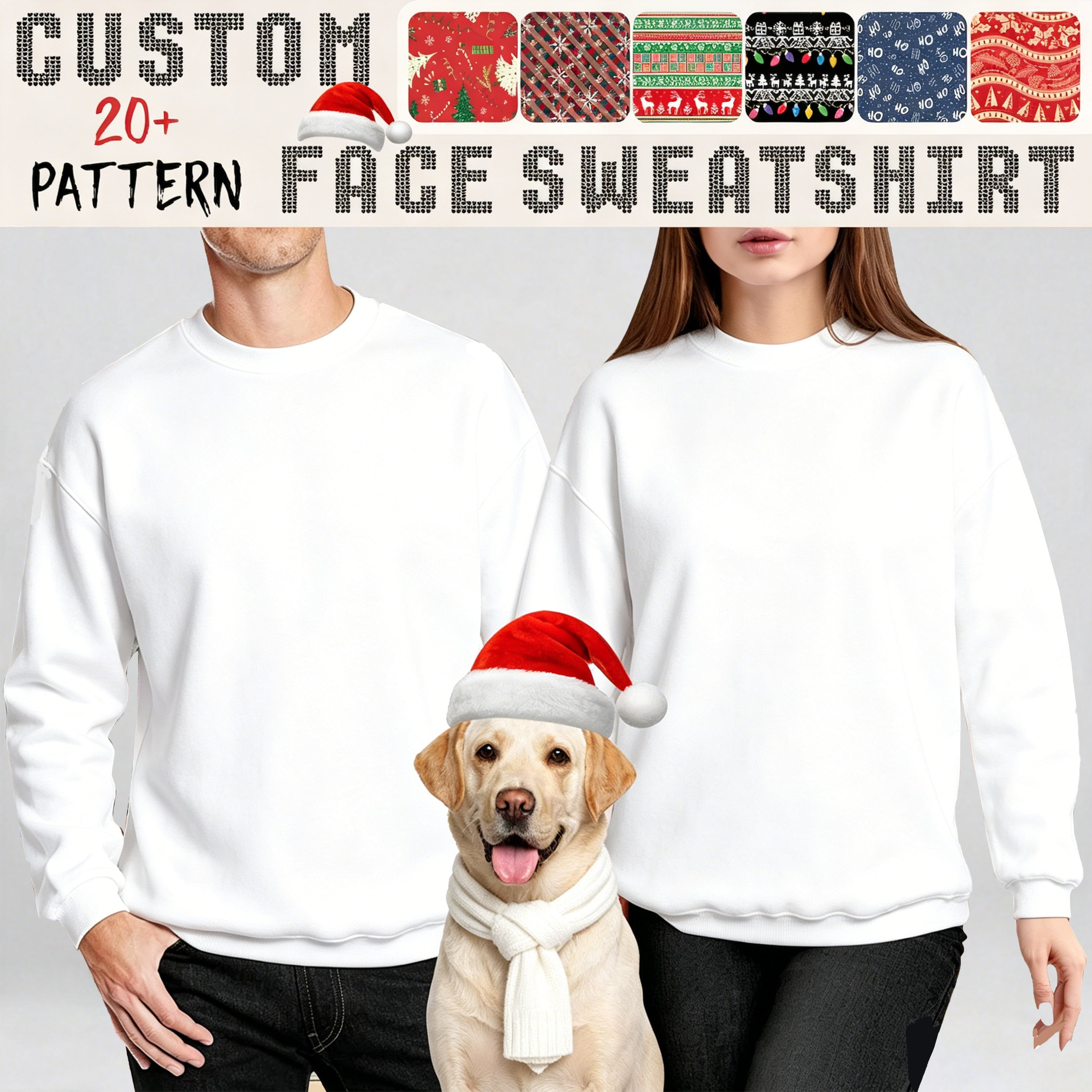 Custom Face Ugly Christmas Sweater: Personalized Photo Sweatshirt