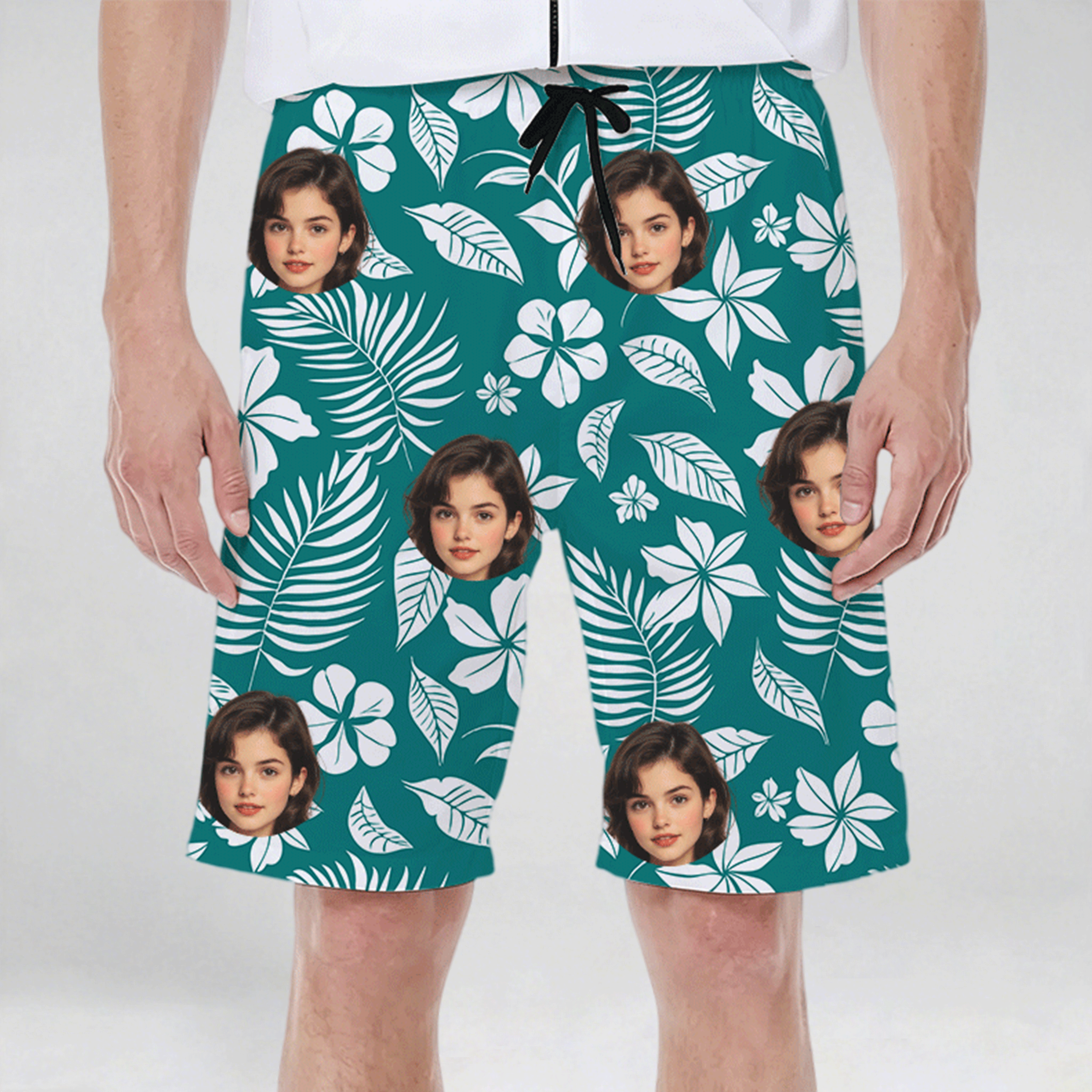 All-Over Print Men's Casual Short Pants