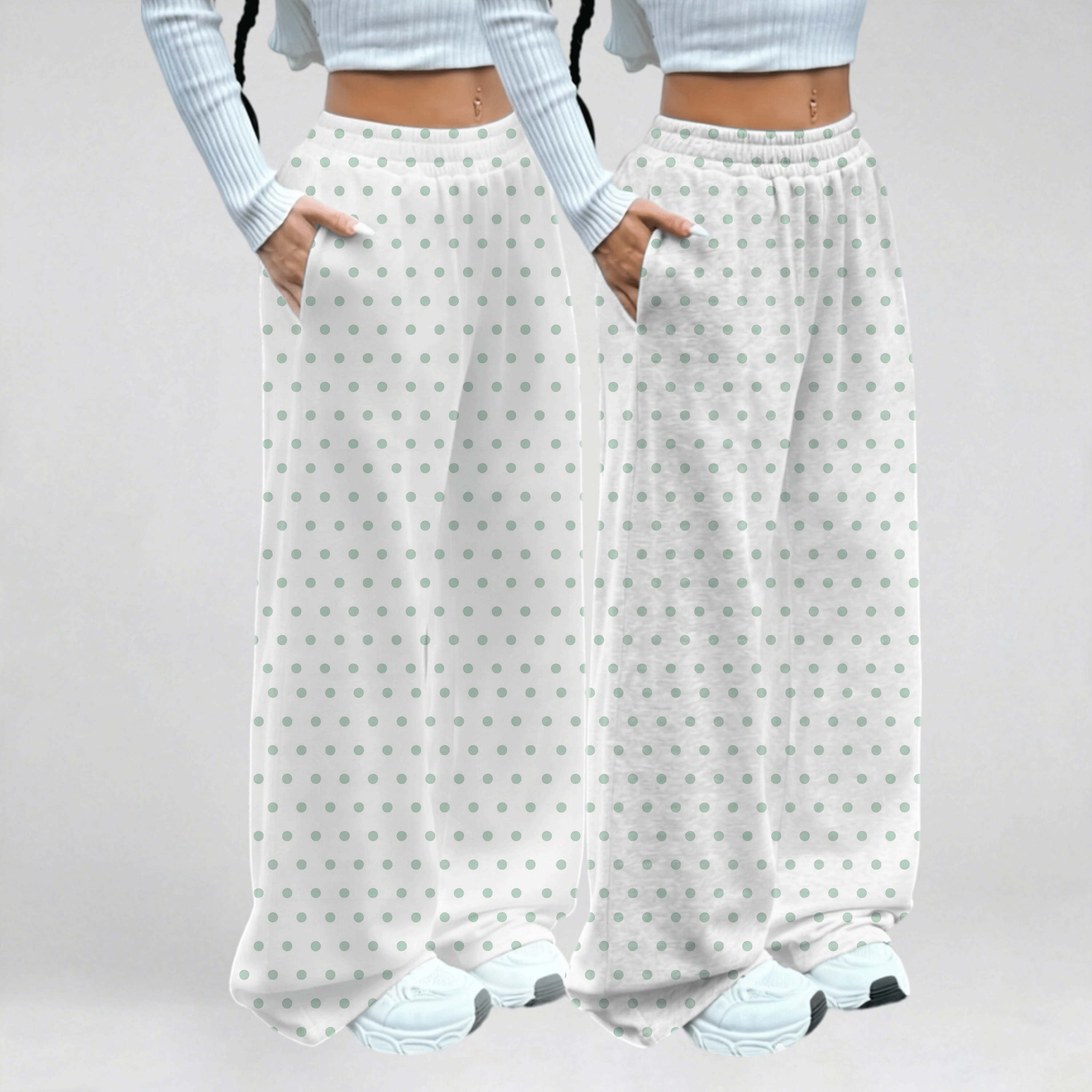 Tween Girl Solid Light Grey Causel Sports Knit Loose Wide Leg Baggy Sweatpants,For Casual Daily Wear Comfy Pants Fall Winter
