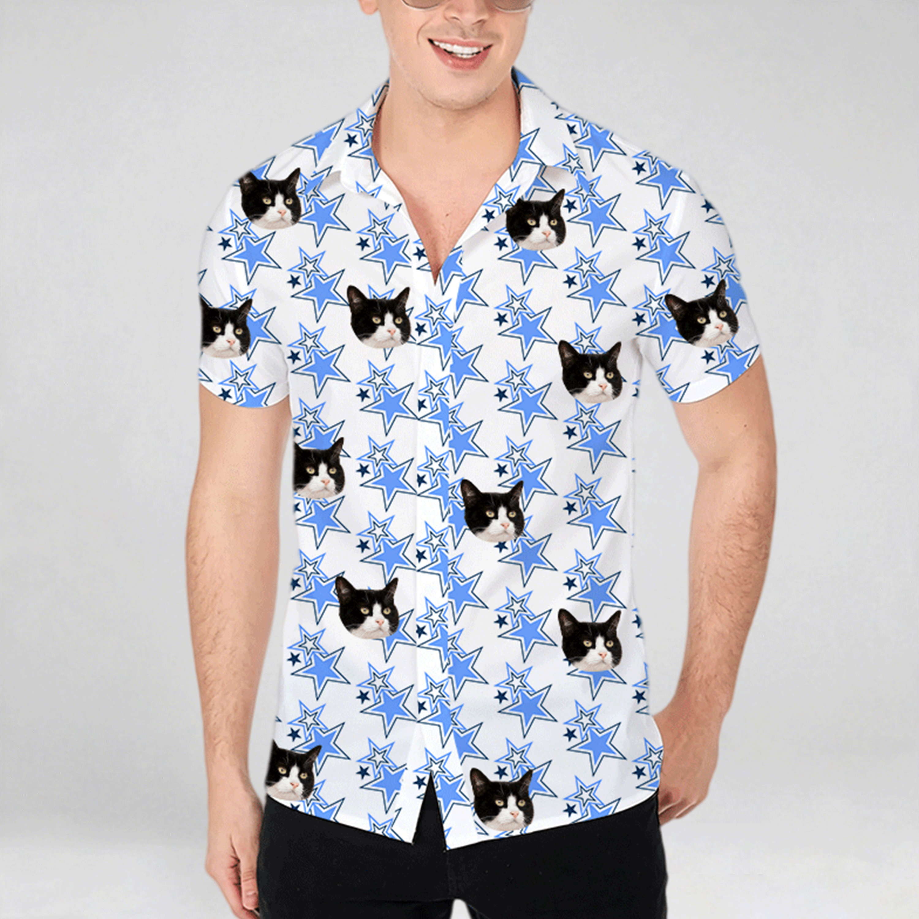 All-Over Print Men's Shirt