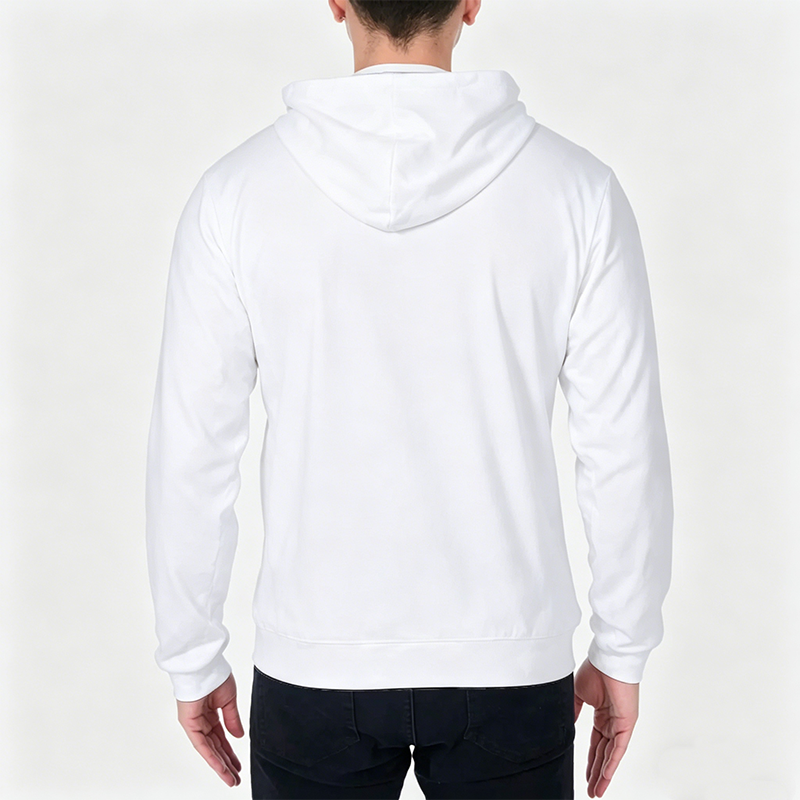 All-Over Print Zip Up Hoodie With Pocket