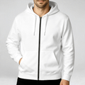 All-Over Print Zip Up Hoodie With Pocket