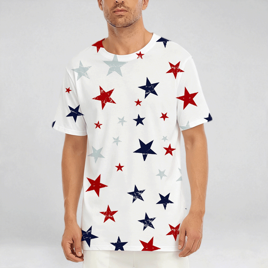 All-Over Print Men's O-Neck T-Shirt  190GSM Cotton