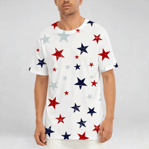 All-Over Print Men's O-Neck T-Shirt  190GSM Cotton
