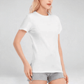All-Over Print Women's Round Neck T-Shirt  190GSM Cotton