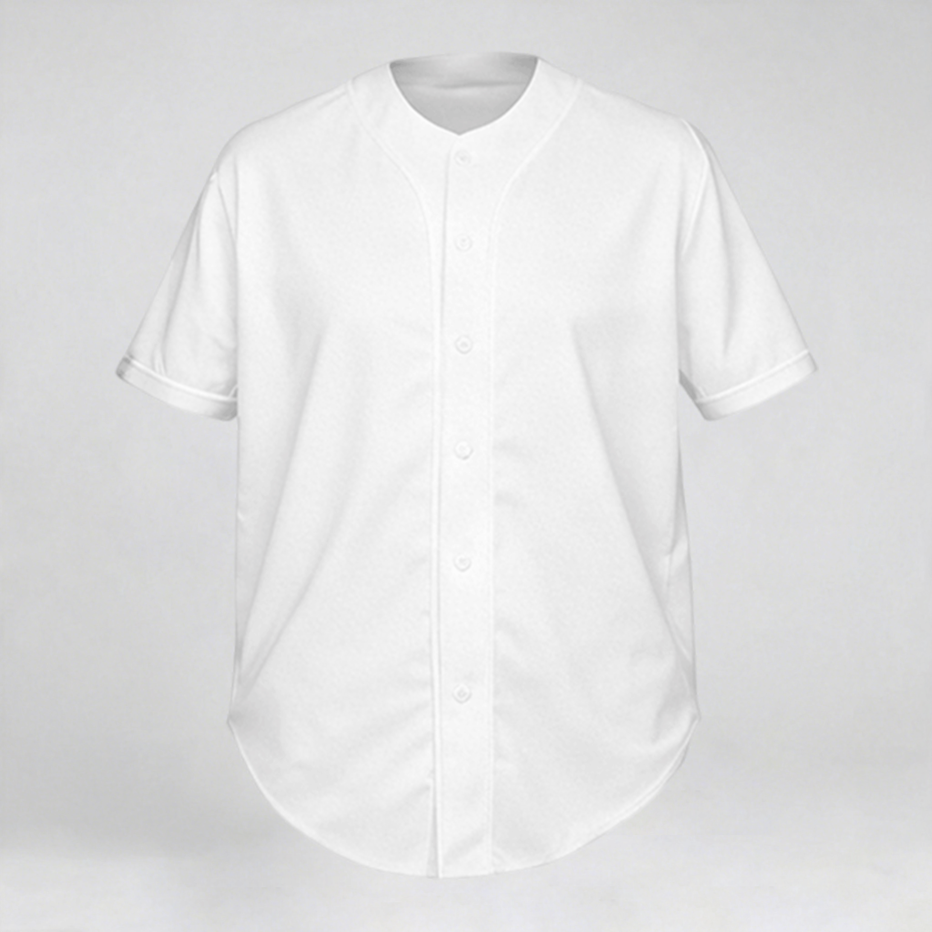 All-Over Print Men's Short Sleeve Baseball Jersey With Pinstripes