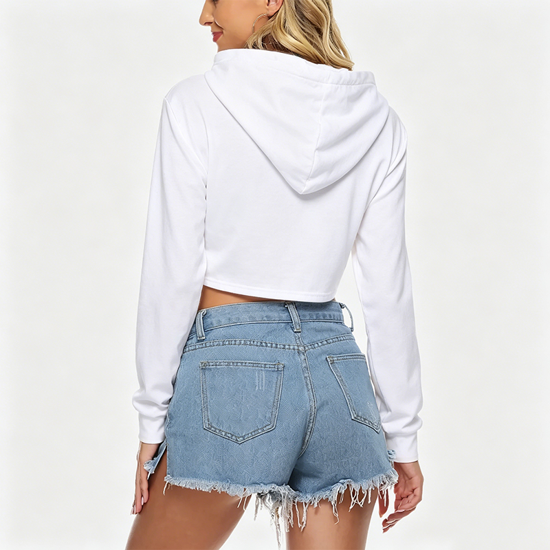 All-Over Print Women's Crop Top Hoodie