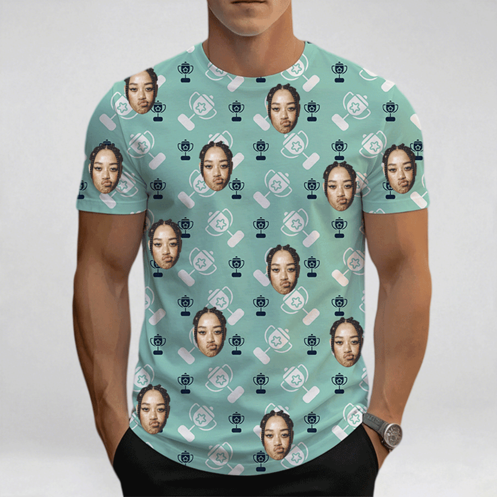 All-Over Print Men's T-shirt  Birdseye