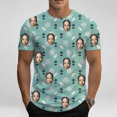 All-Over Print Men's T-shirt  Birdseye