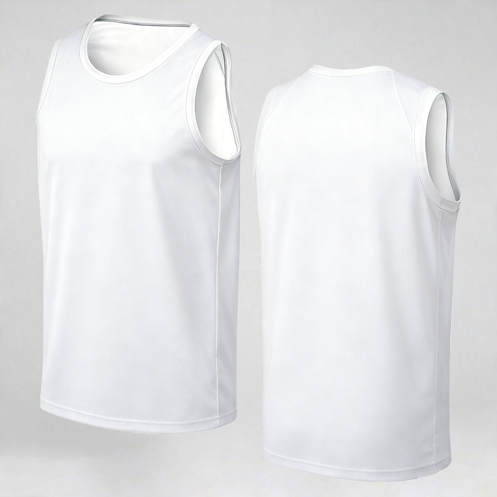 Personalized Bride & Groom Basketball Jersey: Matching Wedding Tank Tops