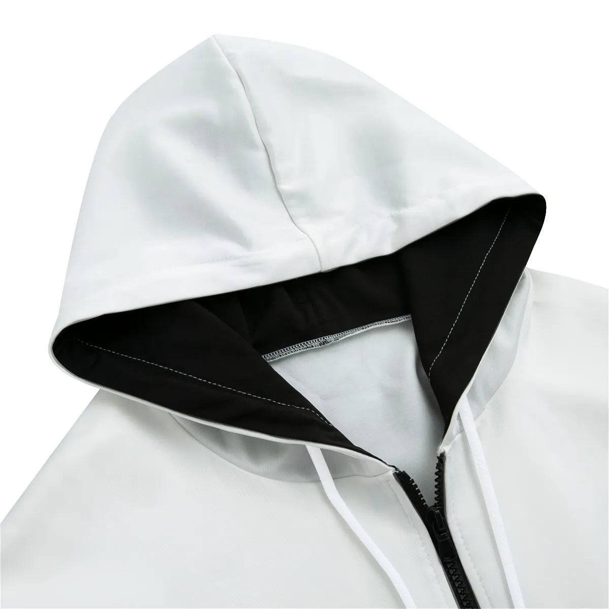 All-Over Print Zip Up Hoodie With Pocket  Interlock