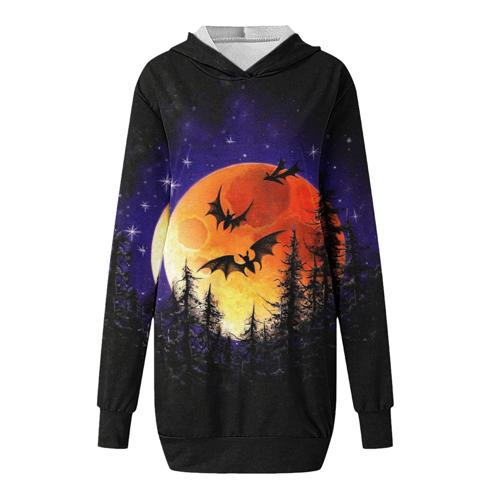 Hallowe55Costumes Women Women Halloween Printing Long Sleeve Hoodie S