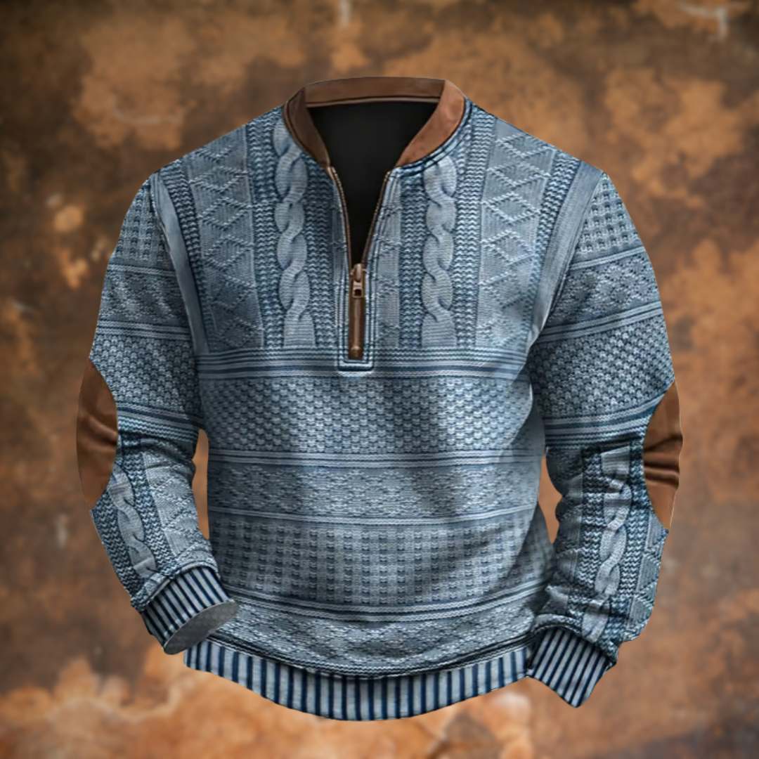 Zip-Up Sweatshirt  Soft Cozy Fabric, Relaxed Fit