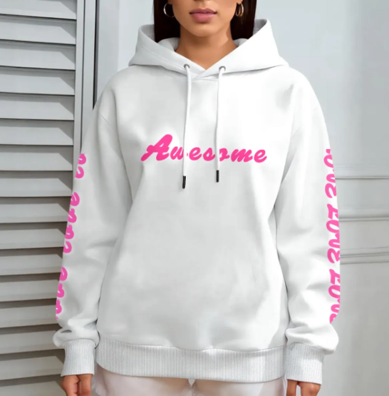 Women's Oversize Hoodie With Fleece