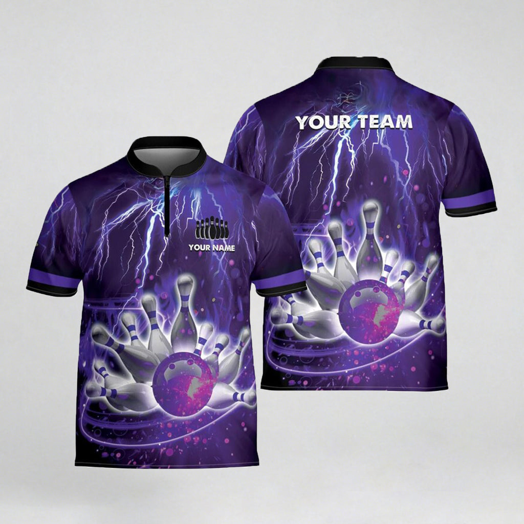 Personalized Bowling Jersey 3D, Bowling Shirts for Team, Bowling Shirt Unisex for Men Women, Bowling Shirts for Men, Flaming Fire Bowling