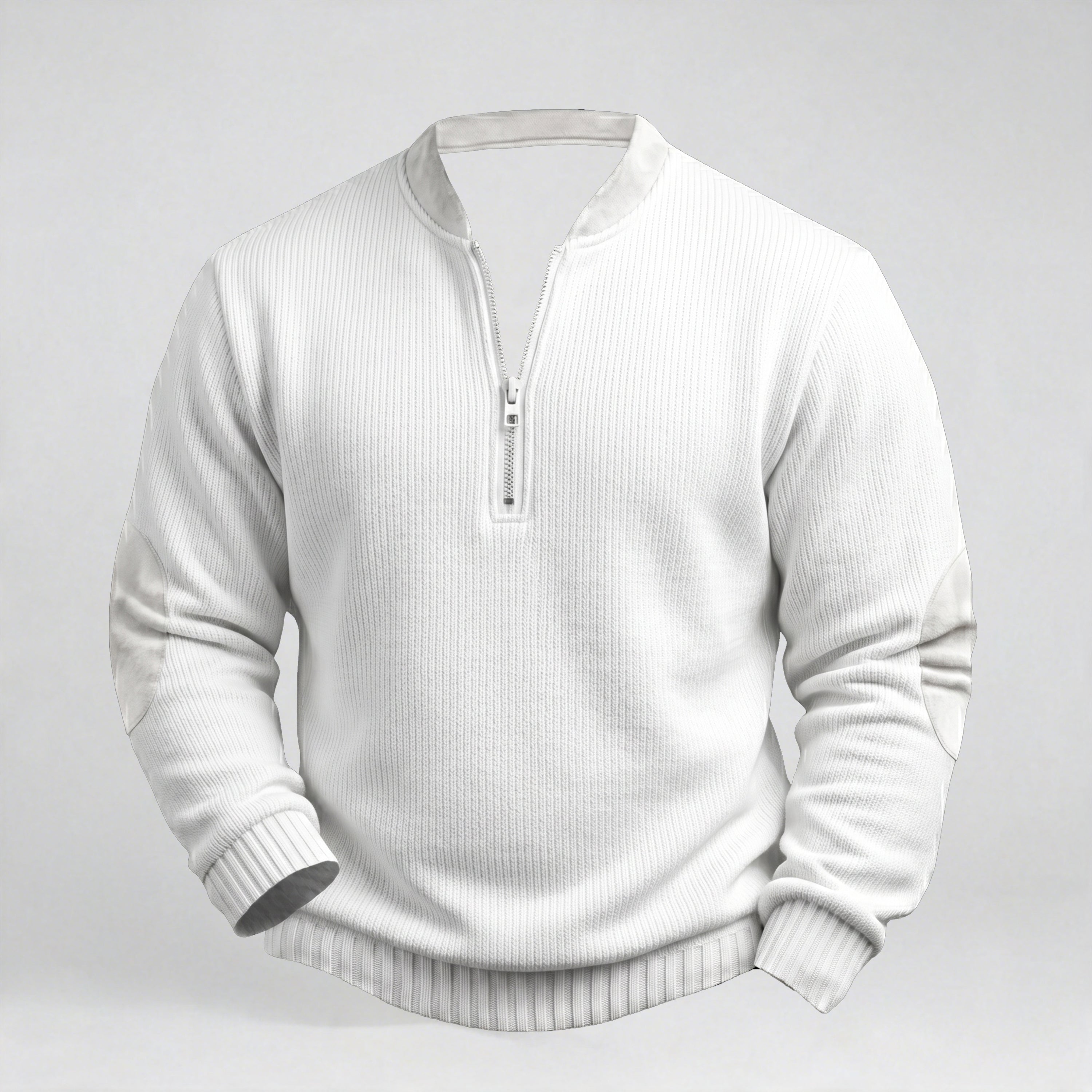 Zip-Up Sweatshirt  Soft Cozy Fabric, Relaxed Fit