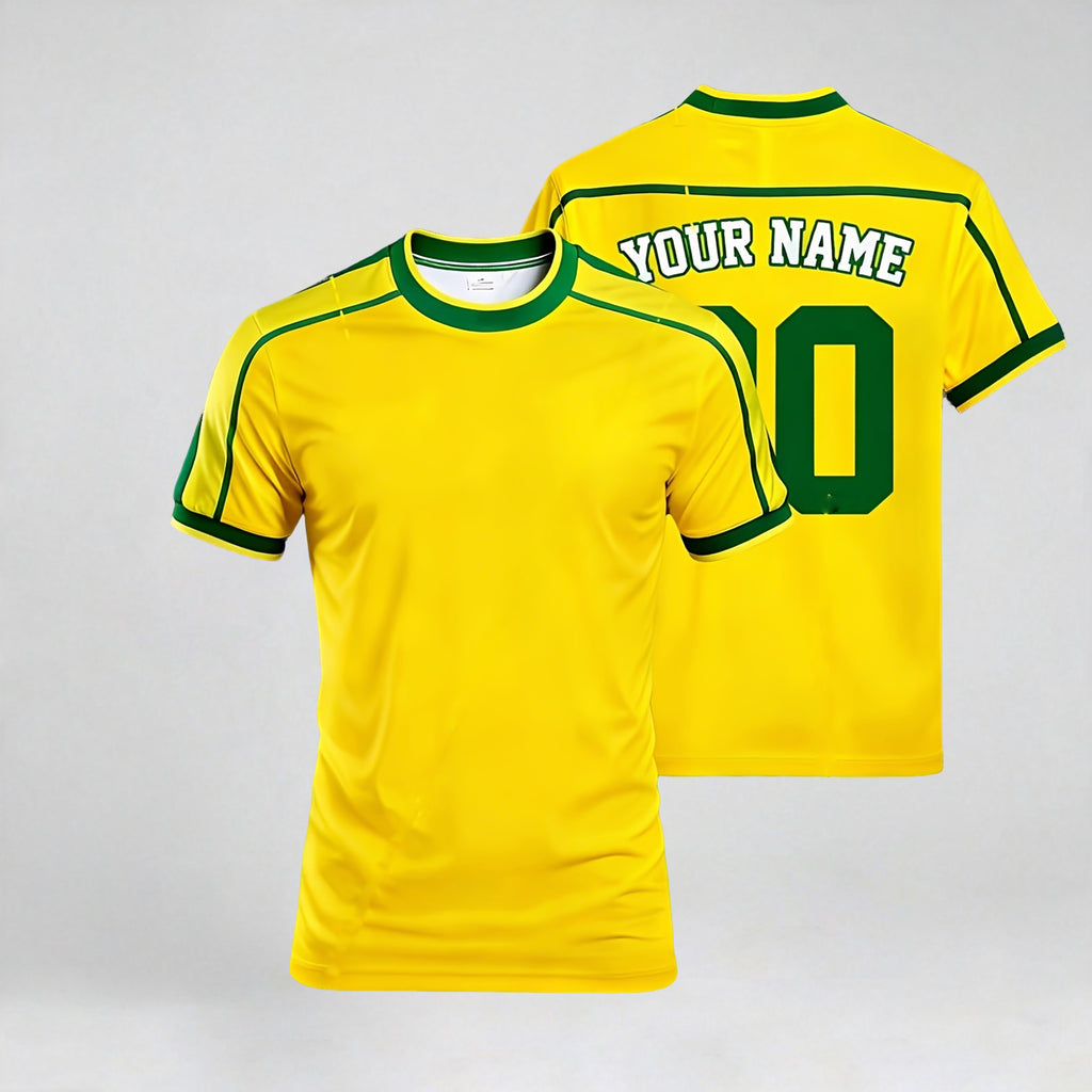 brazilian team style jersey customizable logo