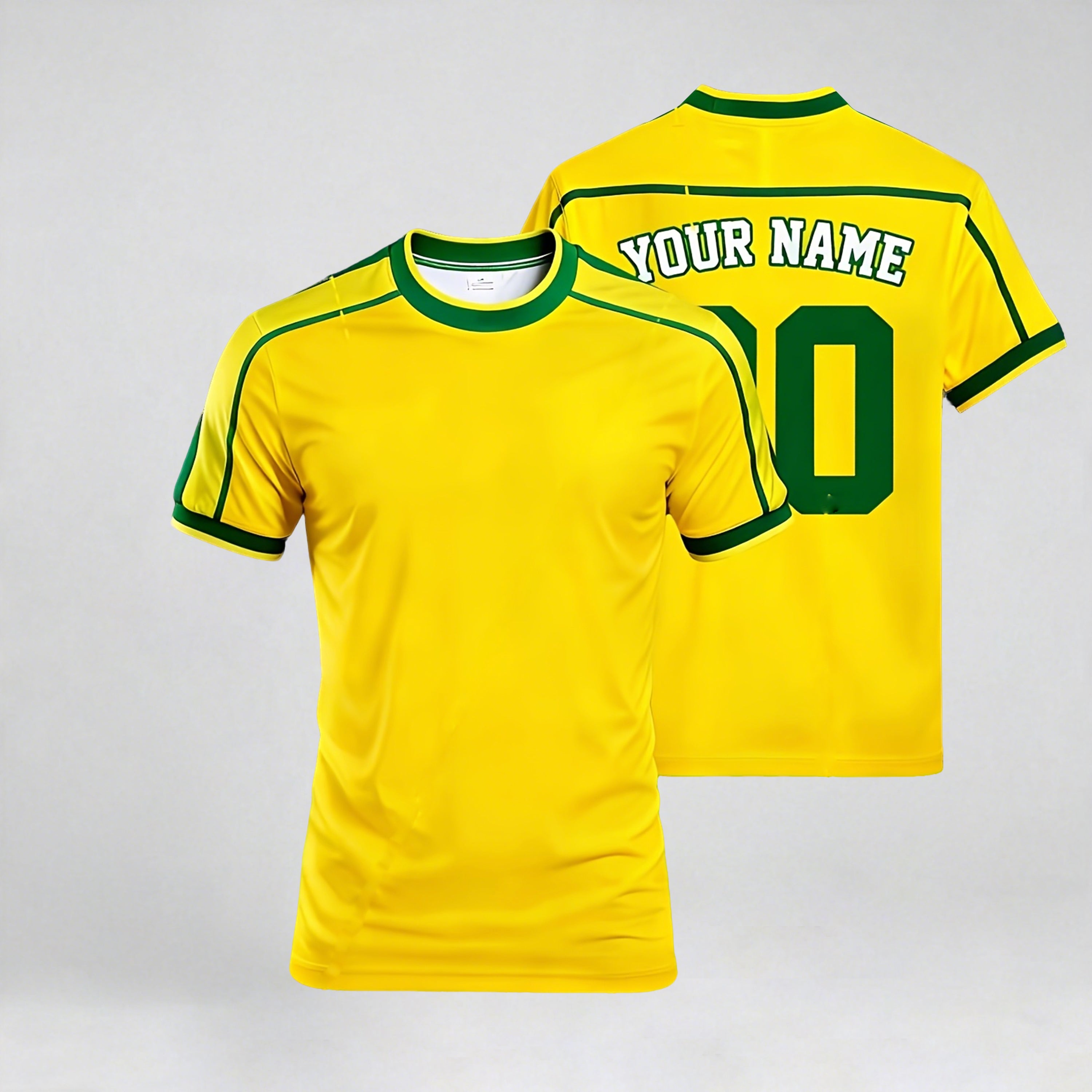 brazilian team style jersey customizable logo