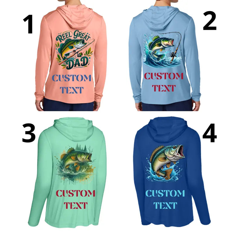 Custom UPF 50+ Fishing Shirt, Moisture Wicking Sun Shirt, Personalized Dry Fit Hoodie, Boat Crew Shirt, Bachelor Party Gift