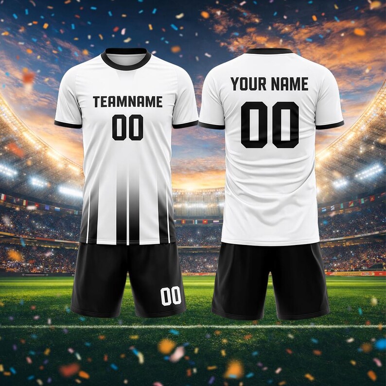 Custom Soccer Jersey, Team Sport Uniform, Personalized Team Name Number Logo, 2026 World Cup team jersey, Birthday Gift for Men Women Kids