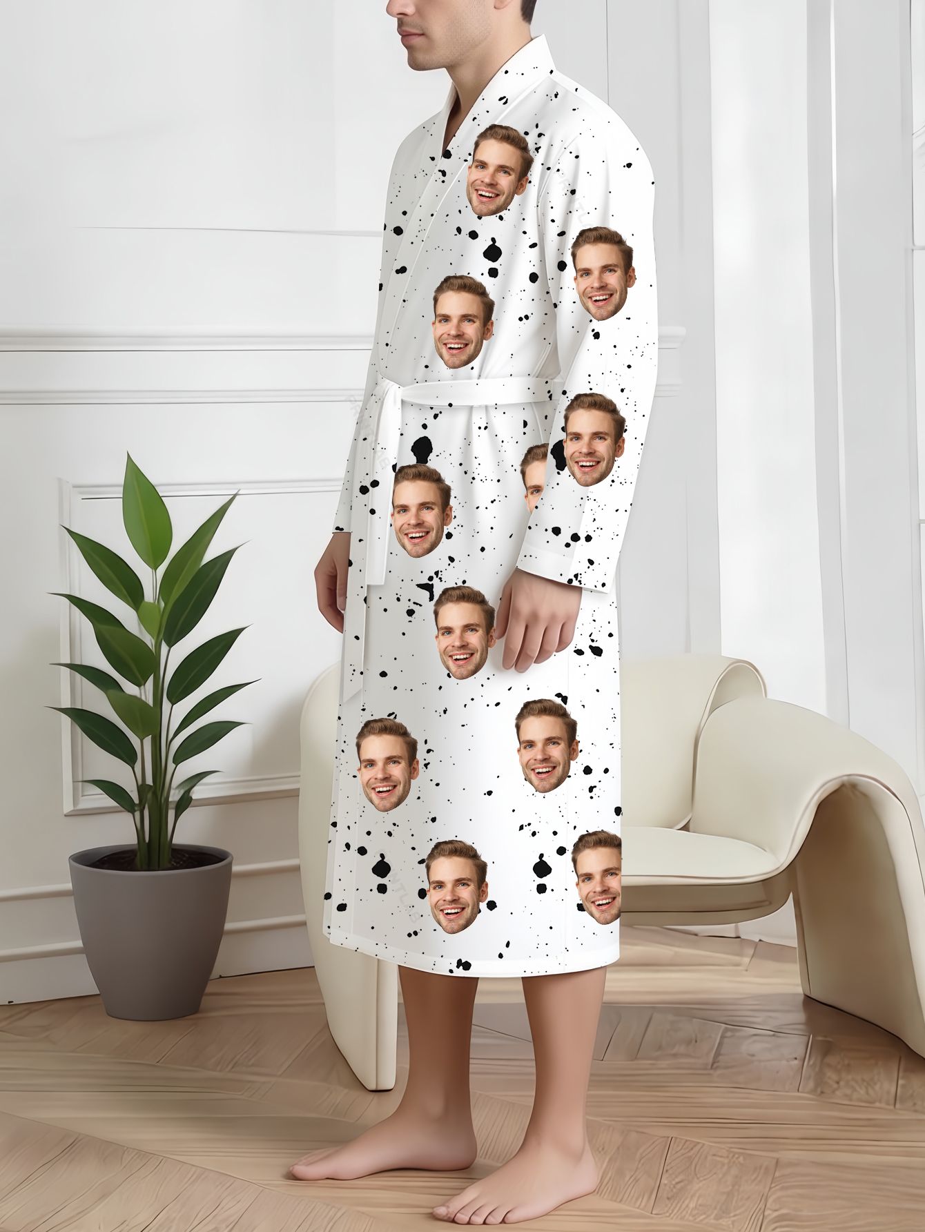 Personalized Photo Robe for Men