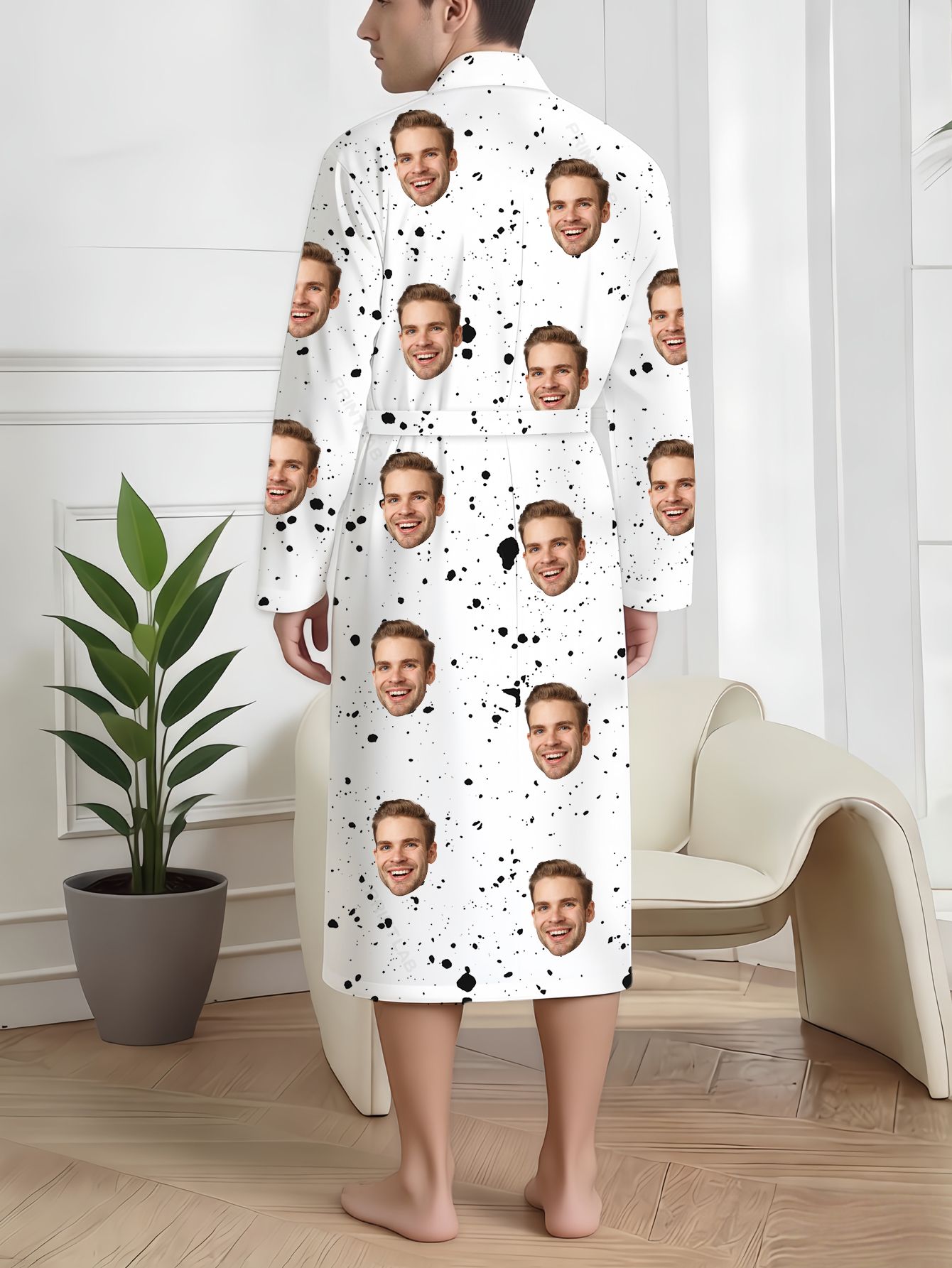 Personalized Photo Robe for Men