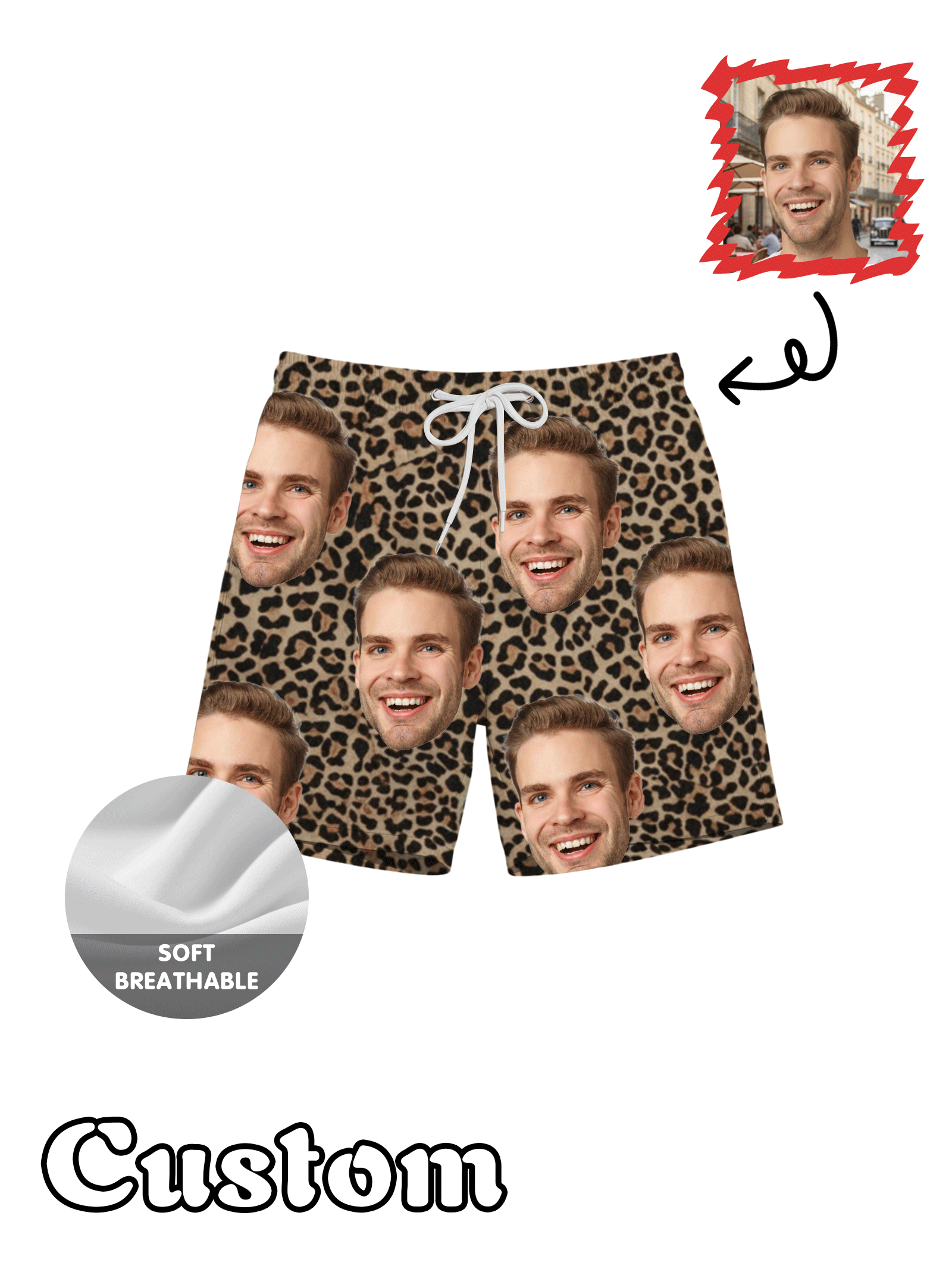 Men'S Summer Hawaiian Beach Shorts