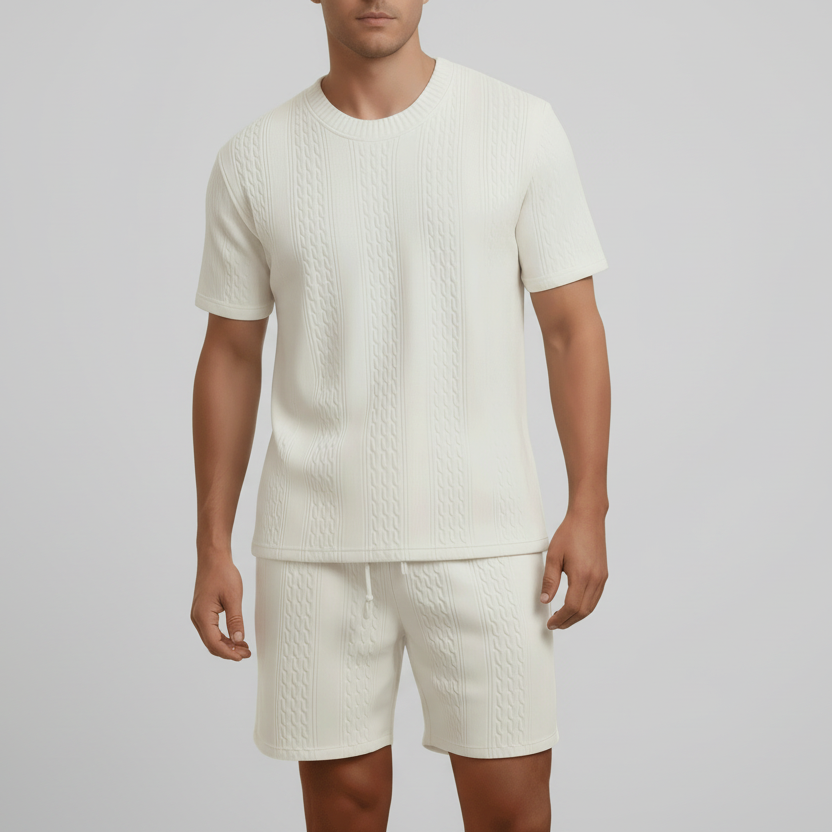 T-Shirt And Beach Shorts Set