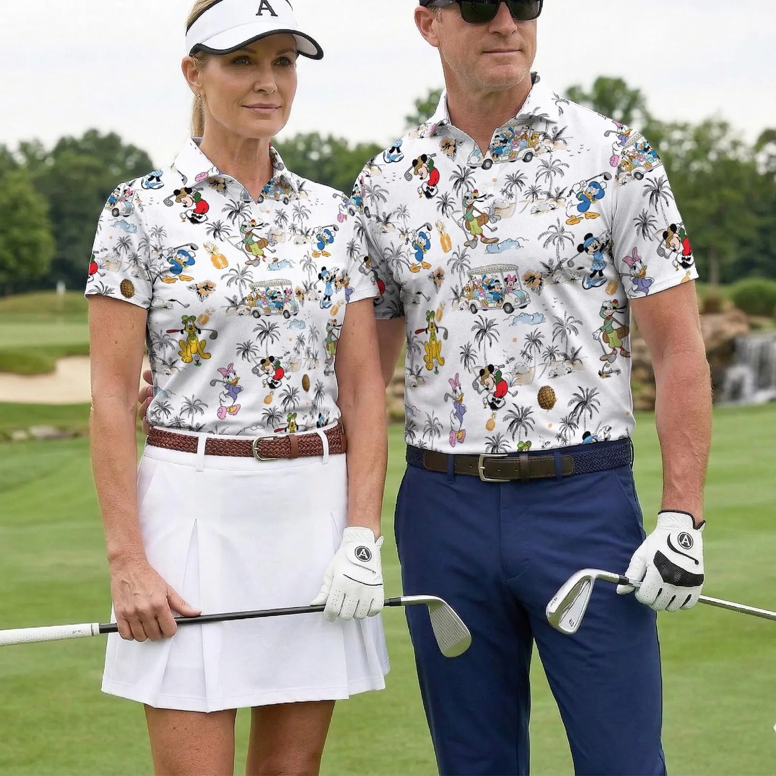 Custom Face Golf Shirt, Personalized Photo Polo, Couples Polo Shirts, Funny Golf Lover Gift, Summer Gifts