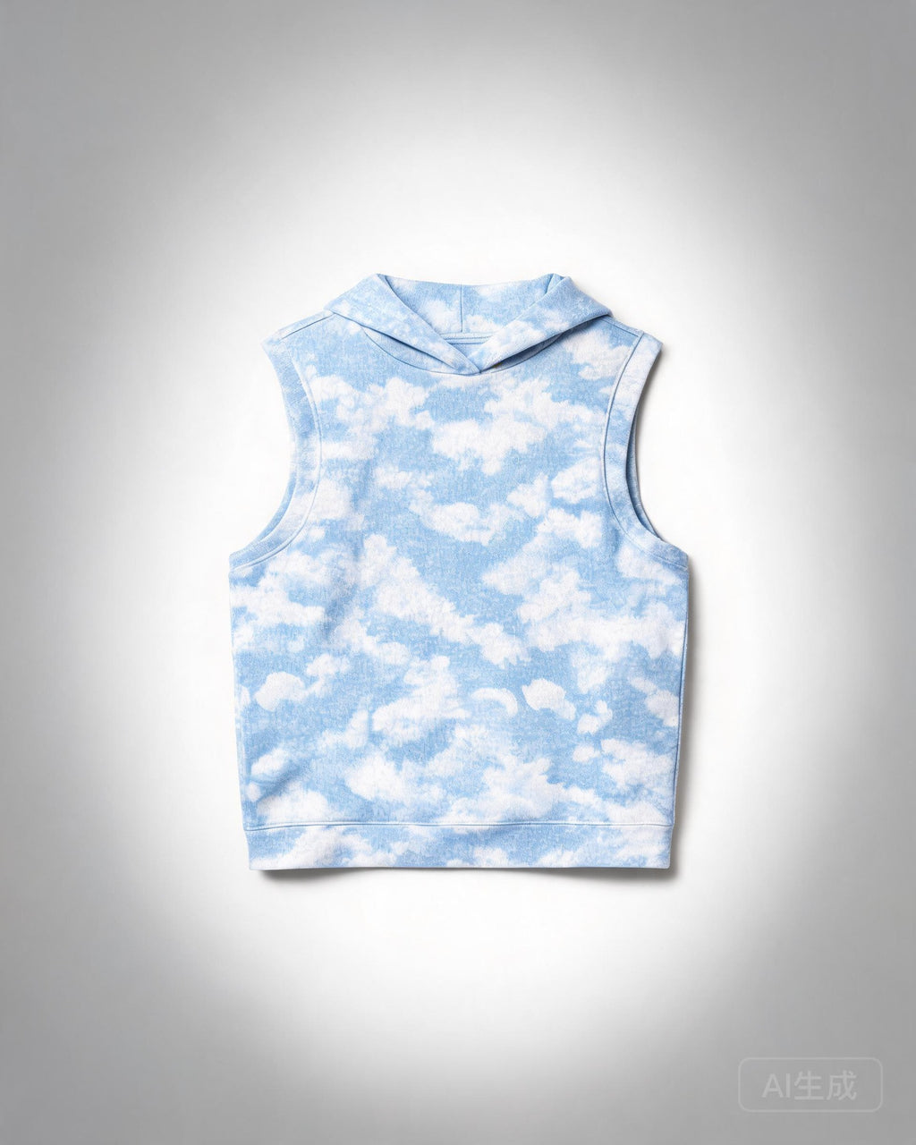 Custom All-Over Print Sleeveless Hoodie (Sleeveless Sweater) - WXWY