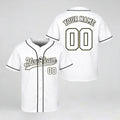 Personalized Hawaiian Baseball Jersey, Summer Jersey, Custom Face Hawaiian Shirt, Custom Baseball Jersey, Family Jersey Matching Shirt
